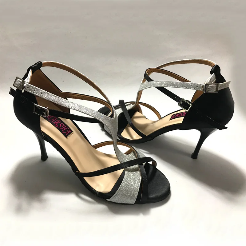 Sexy Latin dance shoes for women ballroom salsa shoes tango shoes & wedding shoes 6252BSG shipping free high heel low heel