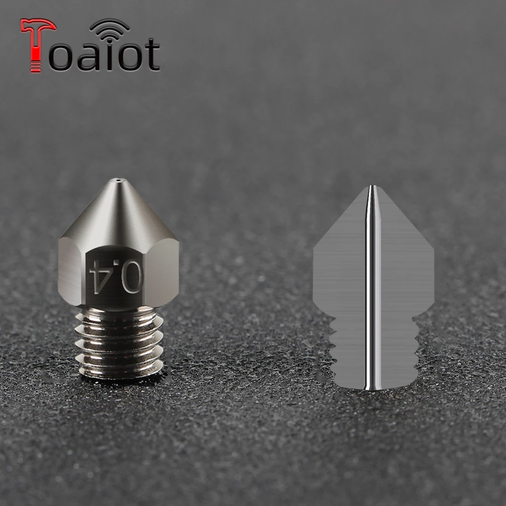 Toaiot Koper MK8 Hotend Nozzle Duurzaam Non-stick 1.75Mm Filament 0.4Mm Hoge Prestaties Mondstuk Voor CR10 Pro ENDER3 3D Printer