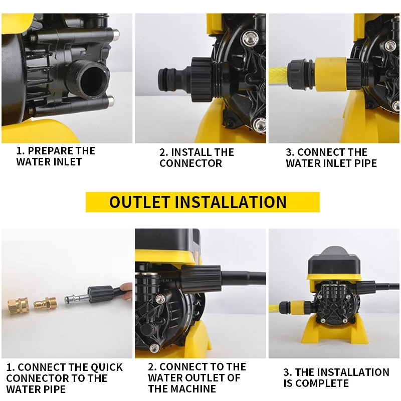 ماكينة غسيل السيارات غسيل السيارات قطعة أثرية عالية الضغط المنزل 220 فولت ماكينة غسيل أوتوماتيكية فرشاة مضخة السيارات مدفع المياه MGN-B1