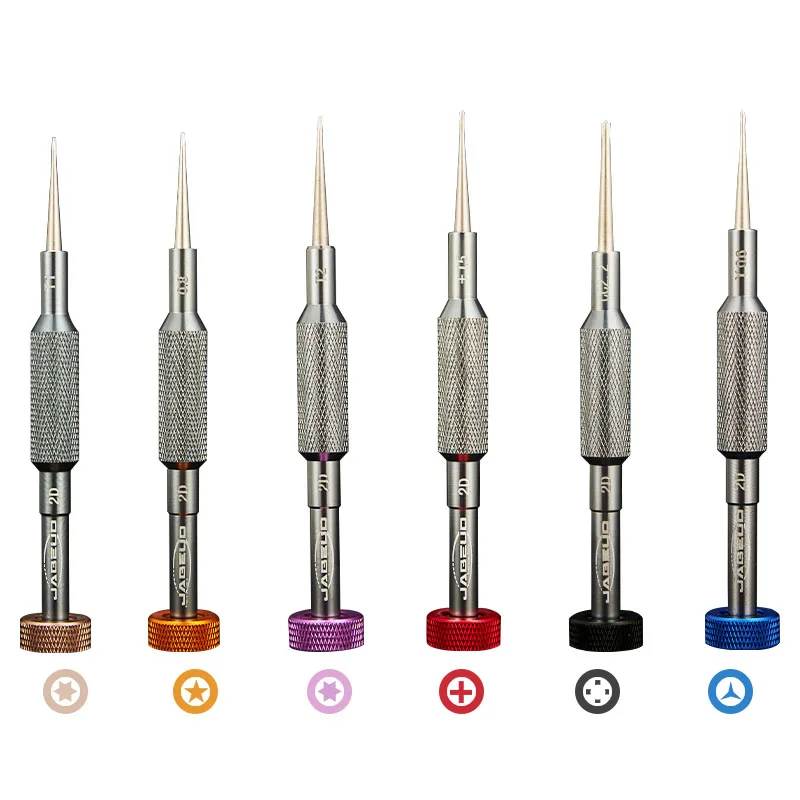 SAYTL Precision screwdriver for phones 0.8 Pentagonal/1.5 phillips/0.6Y/T1/T2 Torx keys bits repair tools mobile phones