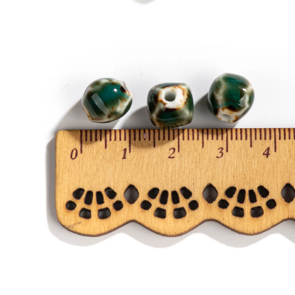 10#20pcs Shape Kiln Color Ceramic Beads Handmade Jewelry Making Supplies Bulk Wholesale Jewellery Bijoux Boho #XN328