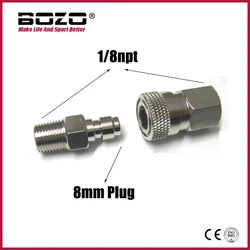 Adattatore adattatore per Set maschio femmina a sgancio rapido dell'aria ad alta pressione HPA 1/8npt sostituzione filettatura