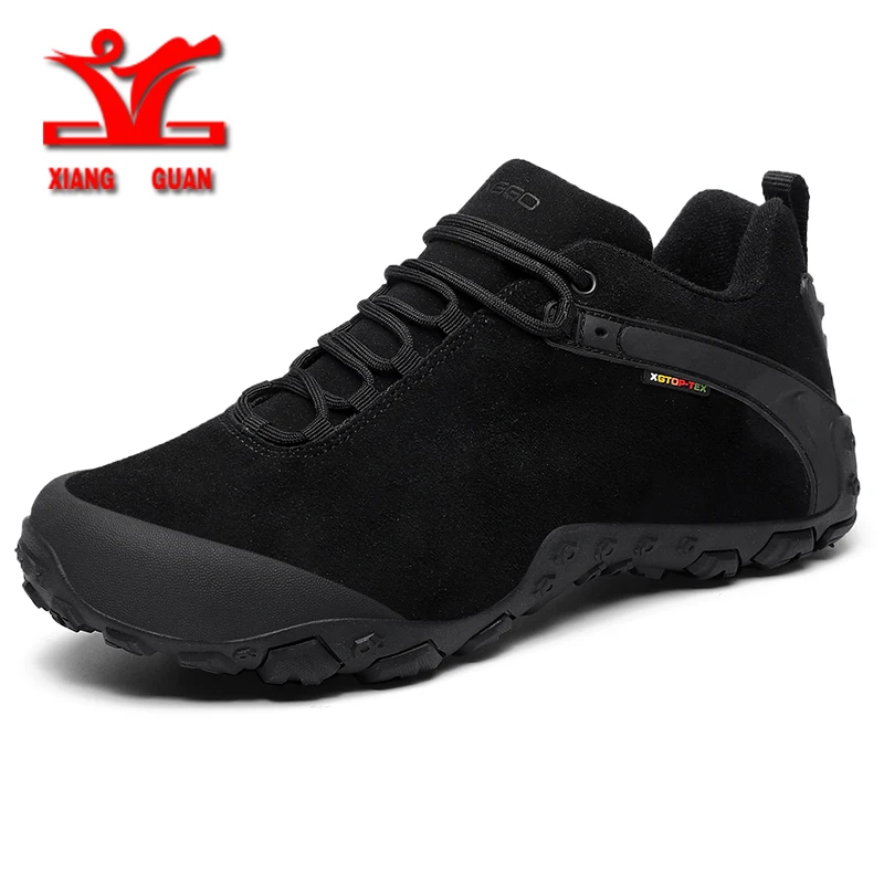 XIANGGUAN 2021 Hiking Shoes Men Slip Resistant Waterproof Hiking Sneaker Men High Quality Anti Fur Sports Sneakers Men Size36-45