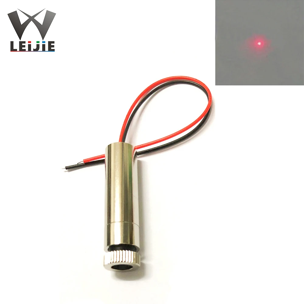 Adjustable Focusable 650nm 250mW High Power 12*45mm 3V-4.5V Red DOT Laser Module Industrial 12mm LED LD Module