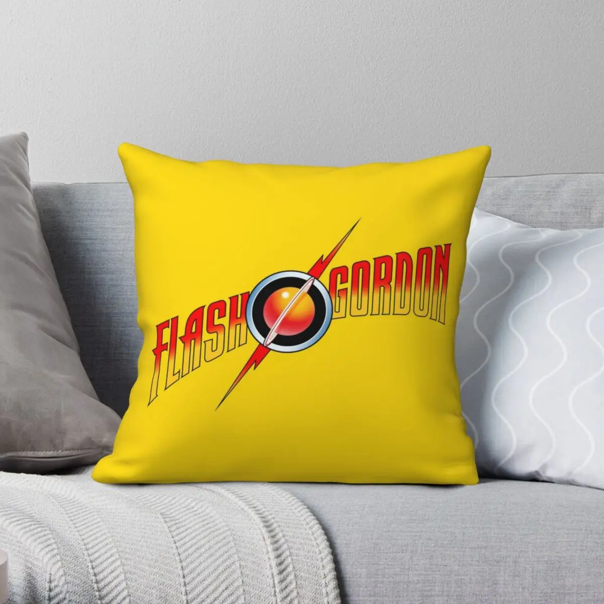 

Flash Gordon Pillowcase Polyester Linen Velvet Creative Zip Decor Pillow Case Sofa Cushion Case 45x45