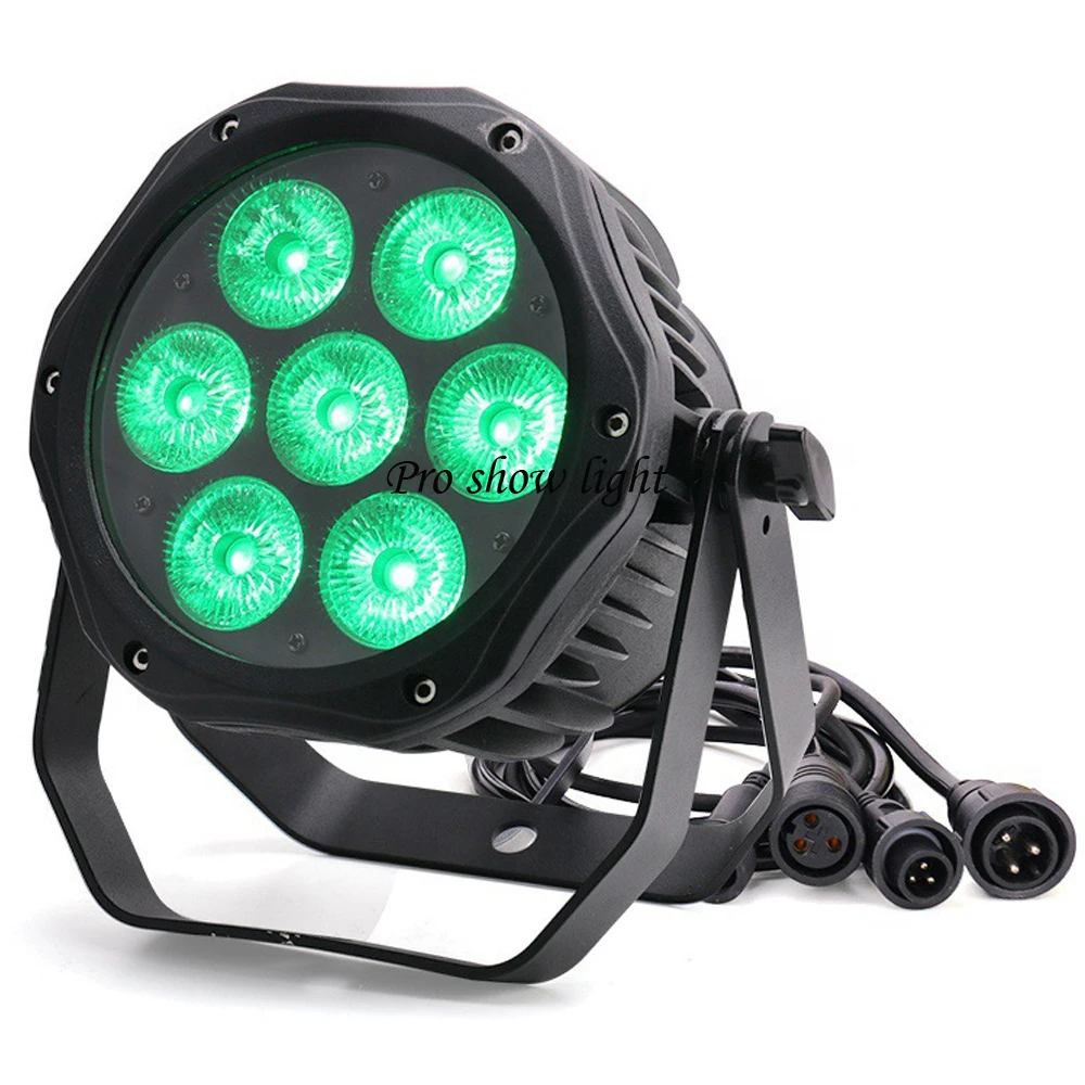 IP65 Waterdichte Led Par Licht 7X15W Rgbwa Uv 6IN1 Par Led Licht Outdoor Podium Verlichting Dmx Controller Dj Licht Voor disco Party