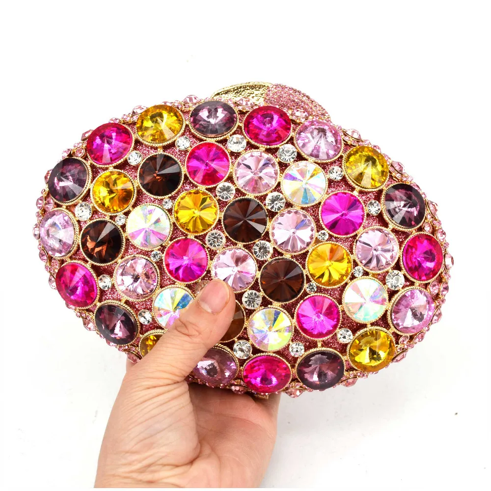 

Женские разноцветные вечерние сумки с камнями, клатчи со стразами, клатчи с кристаллами для свадебной вечеринки, выпускного вечера, сумки и кошельки, кошелек