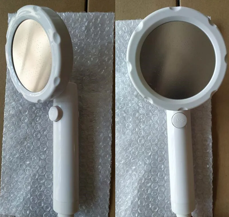 360 gradi Girevole Doccia Testa di Un Pulsante di Arresto Acqua Sprinkler tenuto in Mano Soffione Filtro Con Funzione della STAZIONE TERMALE