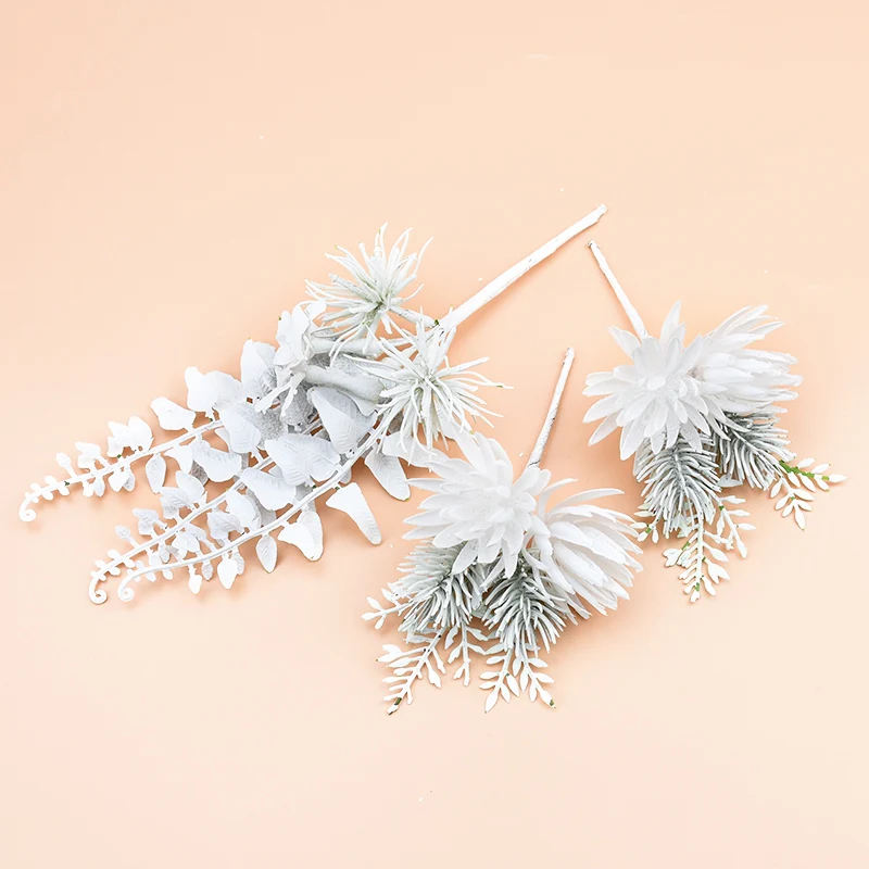 1 Pieces Artificial Plants Christmas Tree Decorations Wedding Decoration Artificial Flowers Home Decoration Accessories New Year