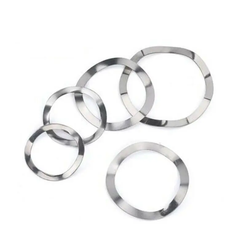 M3 M4 M5 M6 M8 M10 M12-M41 Wave Washer 304 A2 Stainless Steel Wave Type Gasket Spring Elastic Washers