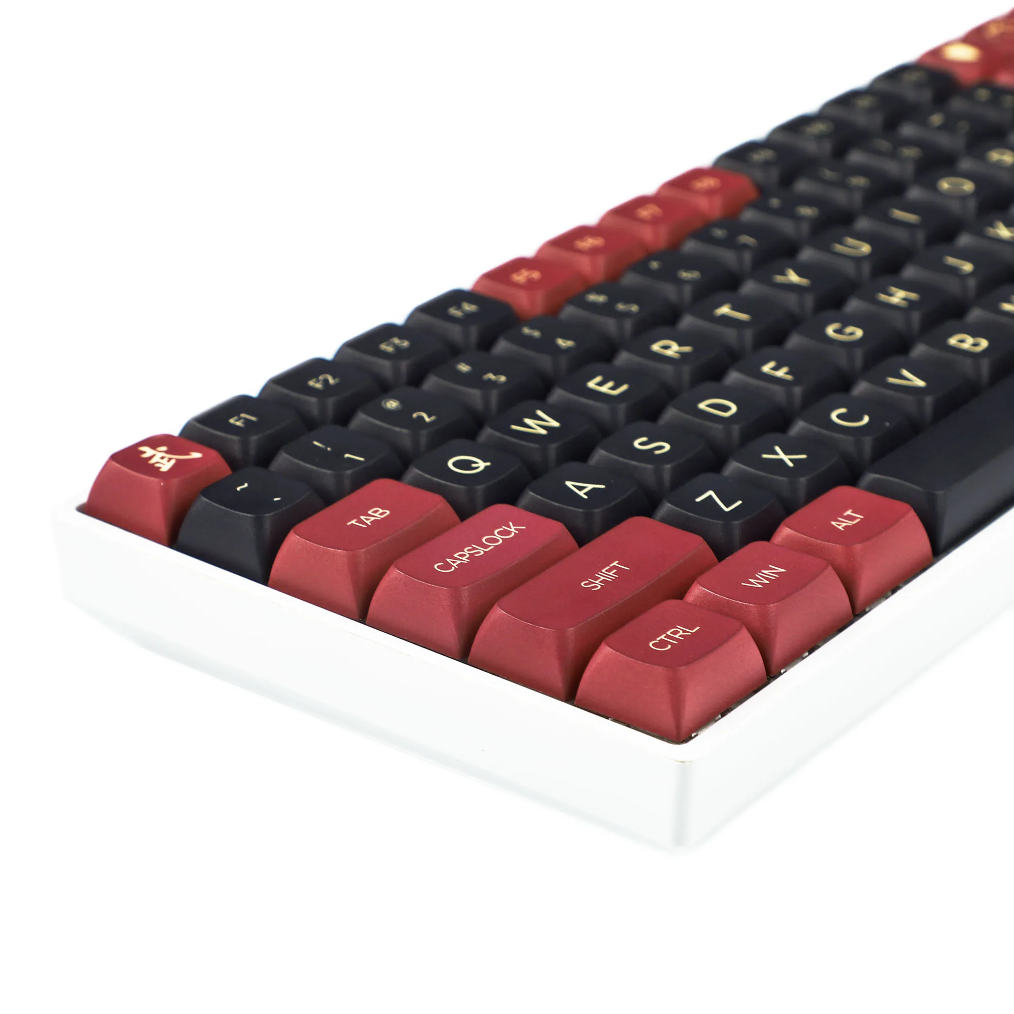 Red Samurai PBT Keycaps 135 key ZDA Similar to XDA Keycap Dye Sub For Cherry MX Keyboard 104 87 GK61 96 84 GK64 68 Key caps