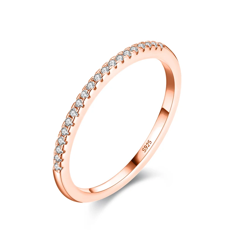 Women's Elegant 925 Sterling Silver CZ Ring, Statement Design