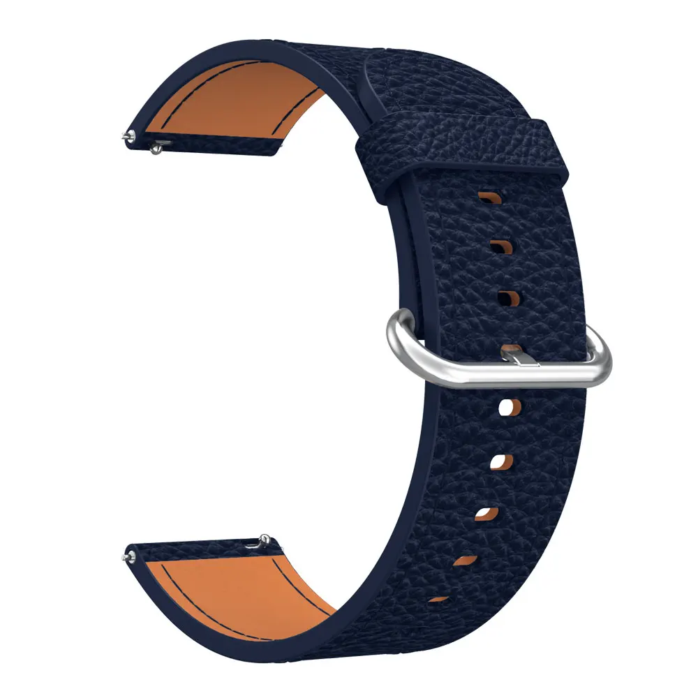 ギアs3フロンティア用ストラップ腕時計46ミリメートル革22ミリメートル時計バンドサムスンギアS3クラシックフロンティア時計バンド