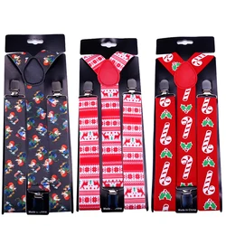 Bretelle per camicia da uomo da donna di natale per pantaloni porta pantaloni bretelle bretelle da sposa cinturino da cintura Gallus regalo elastico 3.5 CM