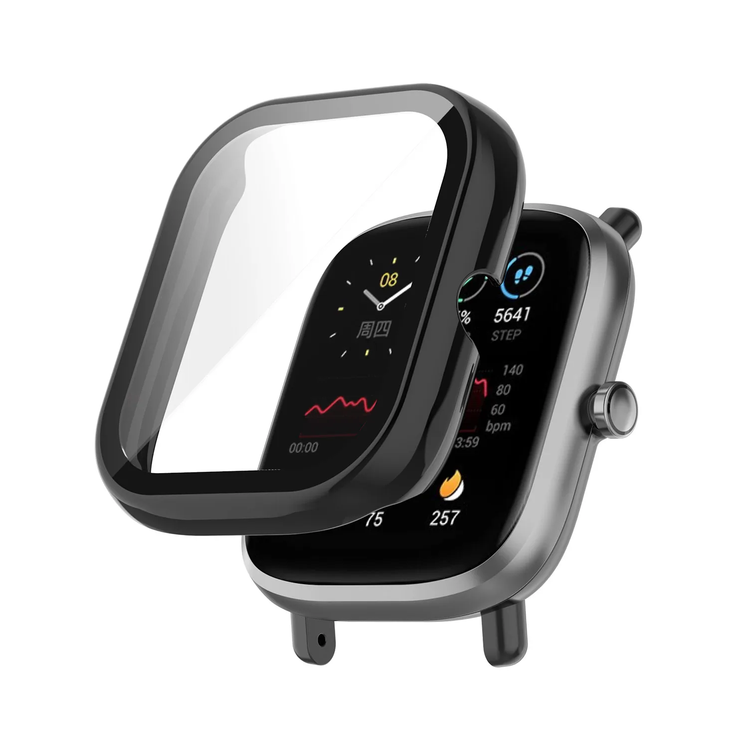 Glass+Case For Huami Amazfit GTS 2 Mini Watch Accessories PC all-around bumper+Screen Protector for Huami Amazfit GTS 2 Mini New