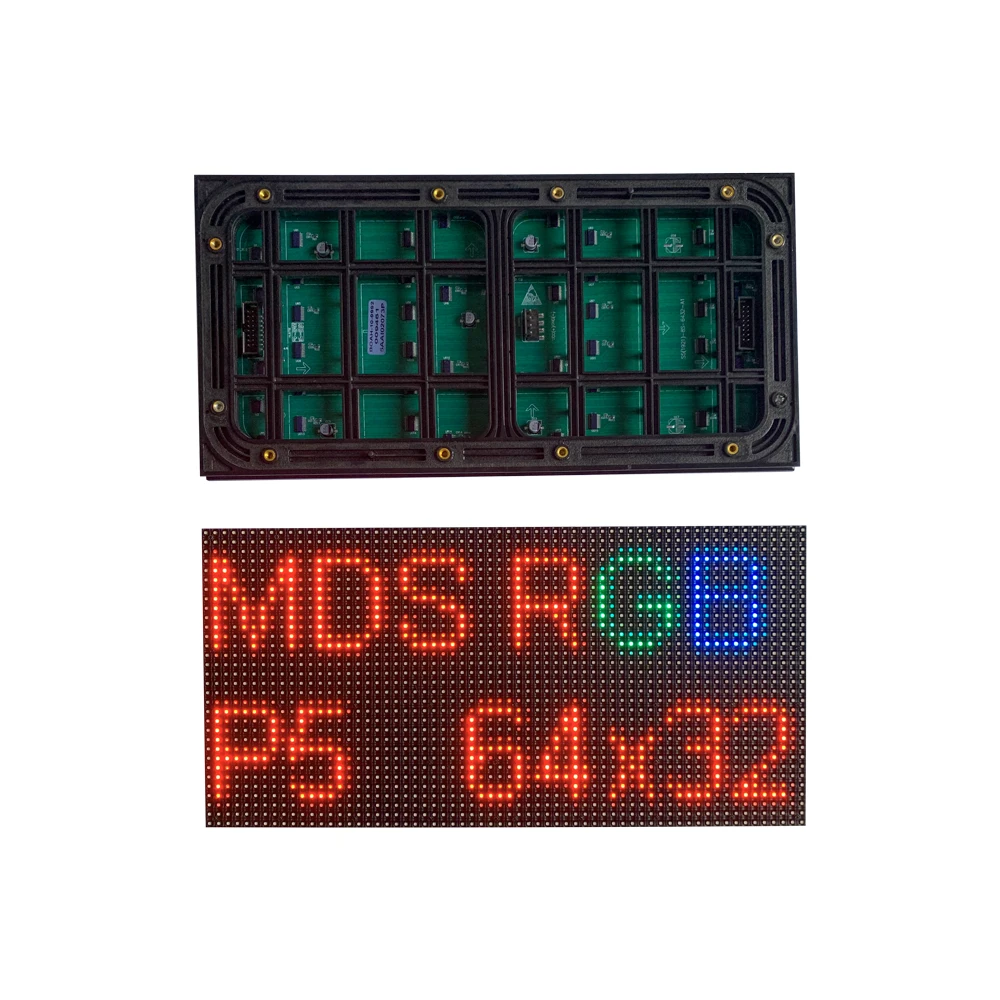 

Module P5Indoor Full Color SMD 64*32 HUB75 1/32 Scanning LED Display Panel Screen advertising outdoor High denefition