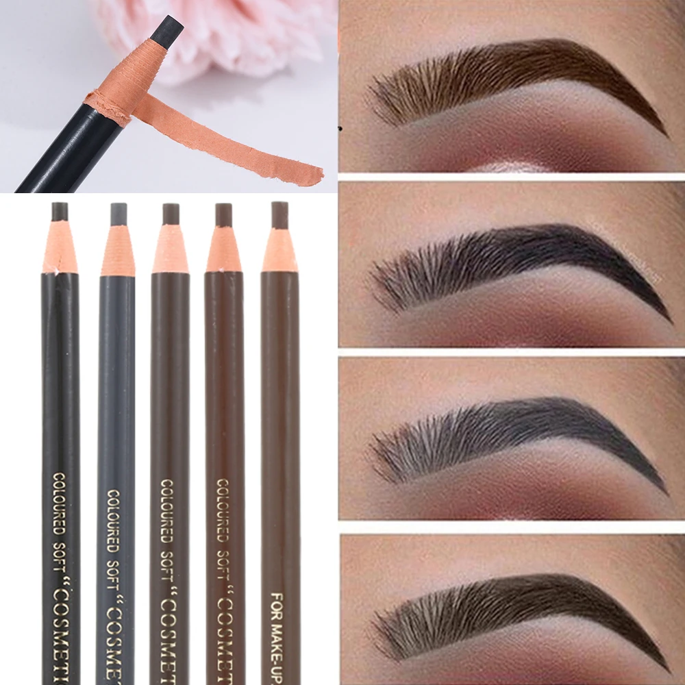 Eyebrow Positioning Pen Tattoo Liner Pencil Tint Long Lasting Waterproof Drawing Eye Makeup Peel Off Pull Line Eyebrow Pencil