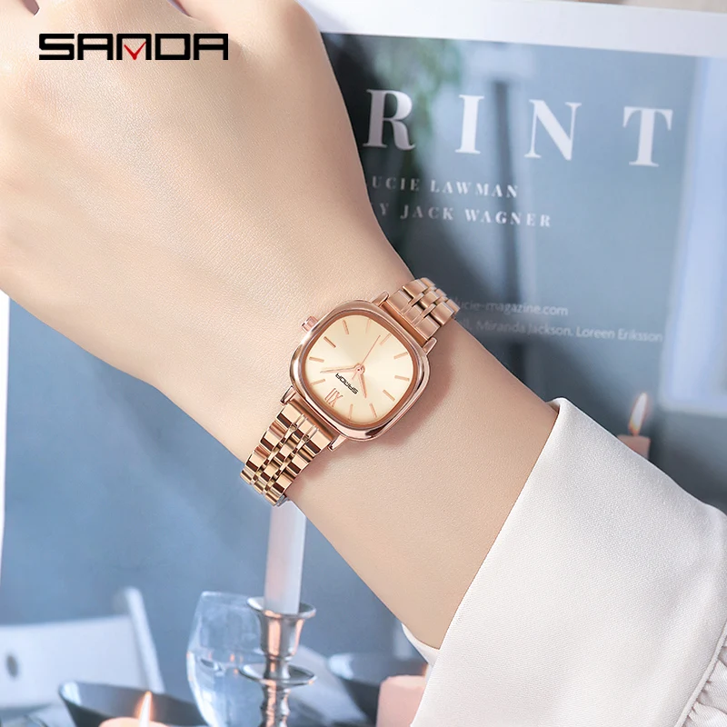 Casual Women Wrist Watch Top Brand Luxury Waterproof Stainless Steel Bracelet Quartz Women Watches Dress Montre Femme