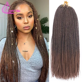 女性と女の子のための洗練されたヘアエクステンション,手作りの編みこみの芯,茶色,灰色