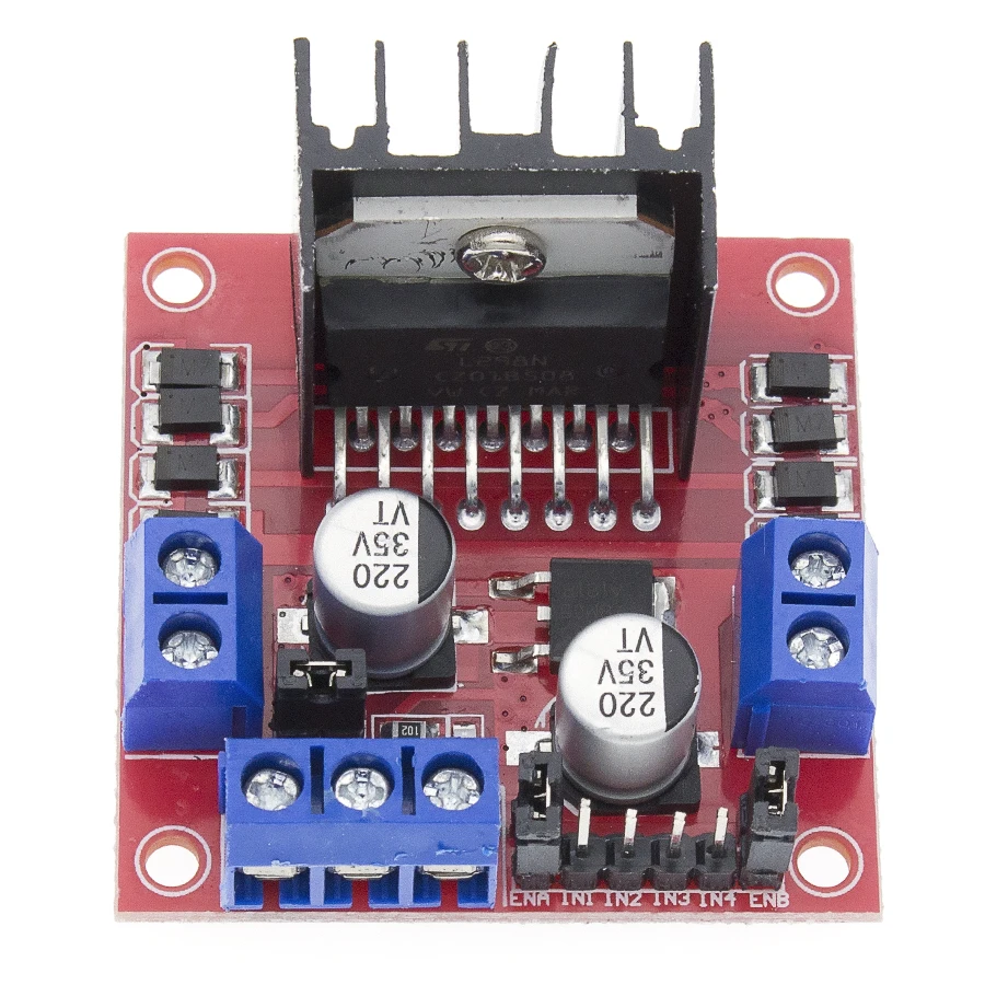 L298N Driver Board Module L298 Stepper Motor Smart Car Robot Breadboard Peltier High Power