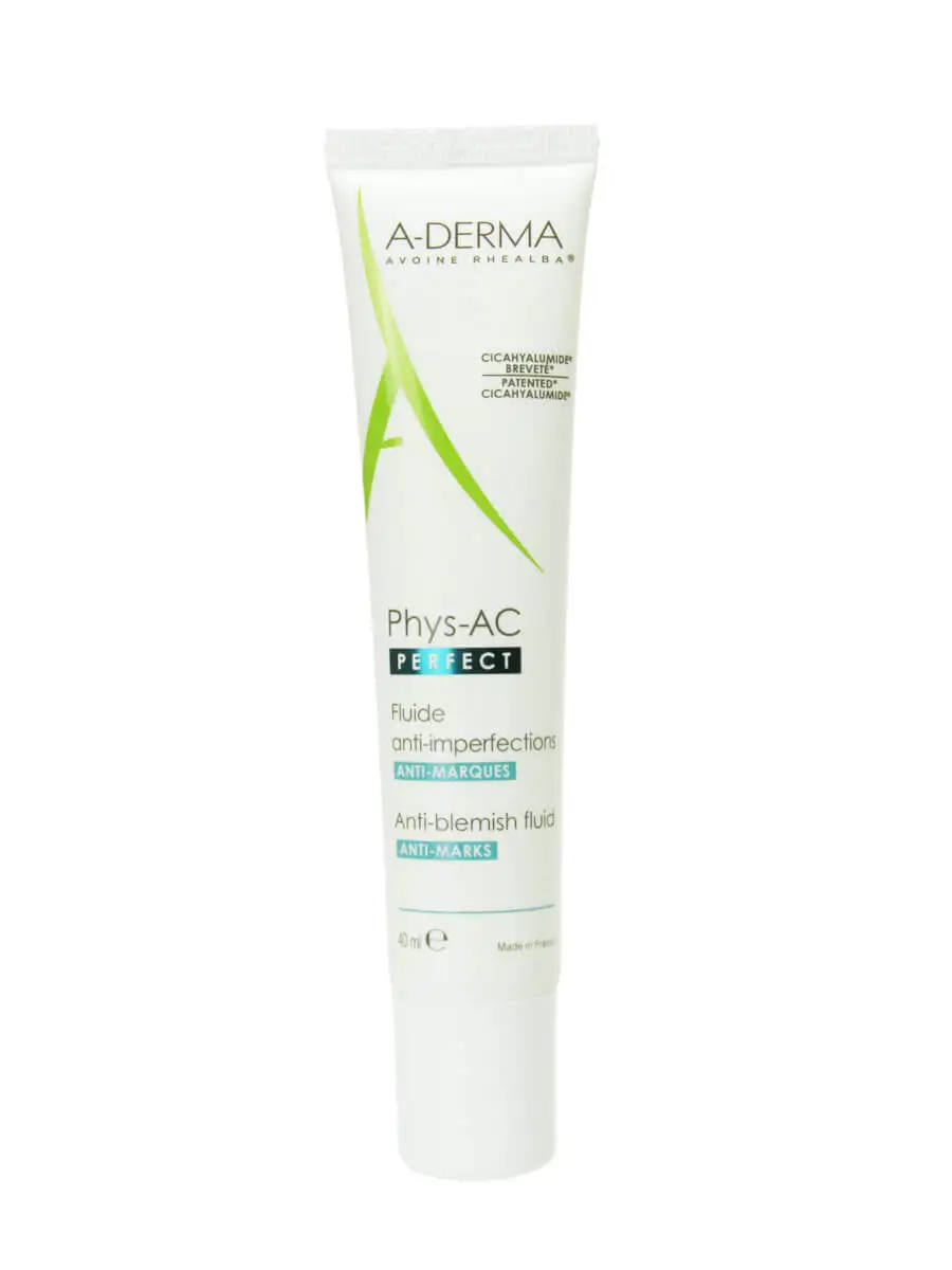 A-Derma Phys-ac perfect fluid anti-marks and imperfections 40 ml-anti-Imperfections & anti-marks fluid for acne skin, matfies & hydrates