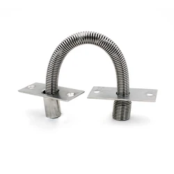 Door Loop Electric Exposed Mounting Protection Netable Wire Pipe Access Control Cable Crossing Device Metal Wire Spring