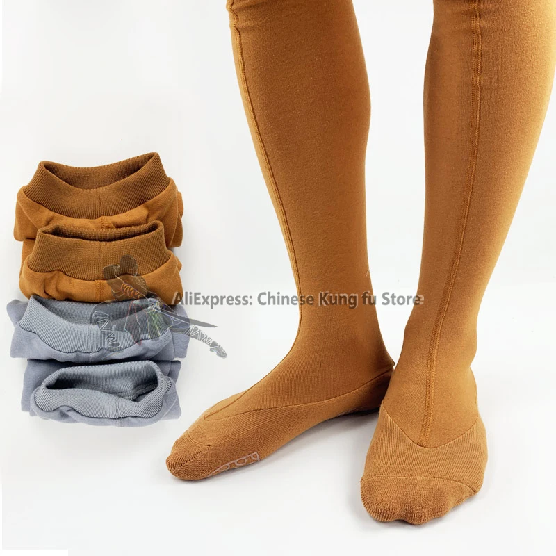 

Men's Women's Thick Cotton Buddhist Monk Shaolin Kung fu Socks Wushu Martial arts Footwear Tai chi Sports Stockings