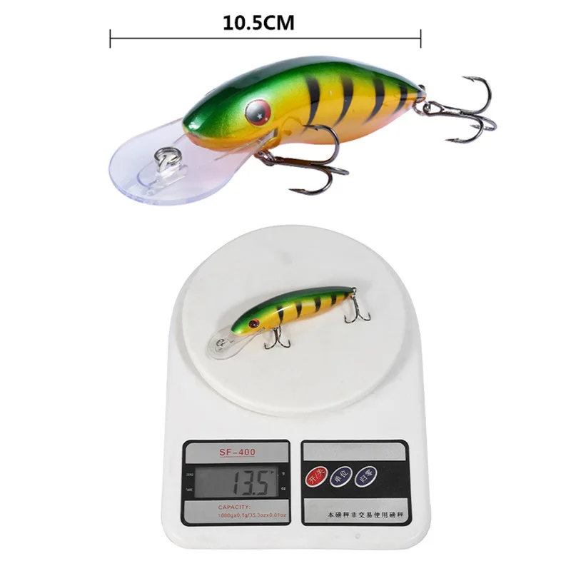 Crankbait flotante 10,5 cm para lucio y trucha en aguas profundas - imagen 2