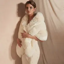 Winter Bridal Faux Fur Bolero #3