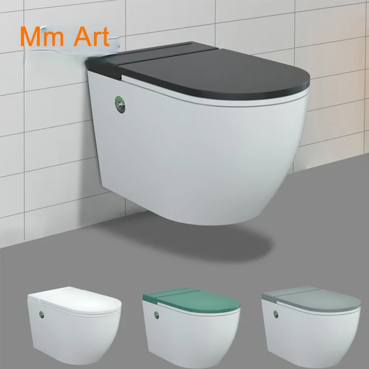 Amaze ceramic bathroom tankless concealed cistern for wall hung toilet closet  closestool