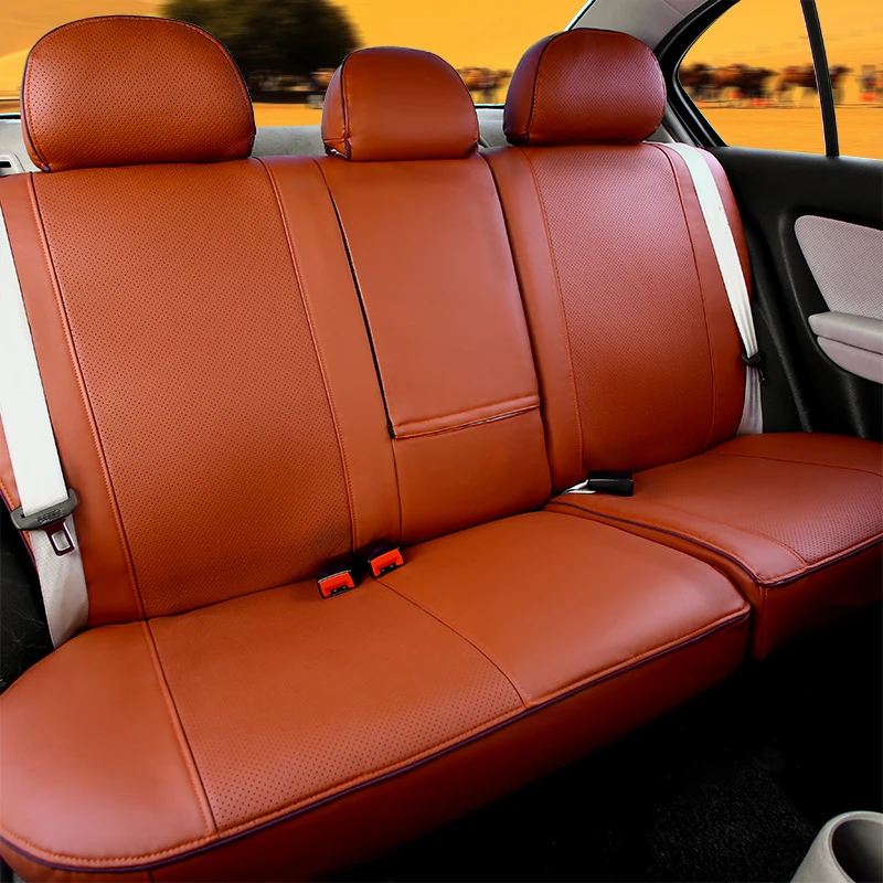 AutoDecorun Custom fit seat cover PU leathe for Audi A8 A8L seat covers cars cushion seat support covers accessories protection