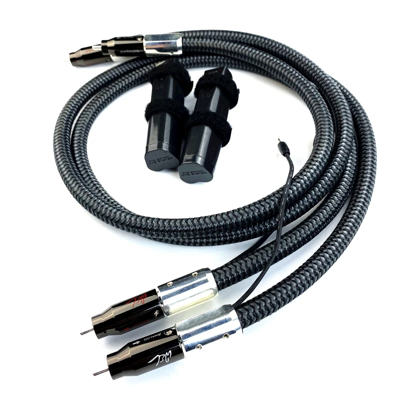 HiFi Audio Line WEL Signature PSS Silver RCA Cable with 72V DBS