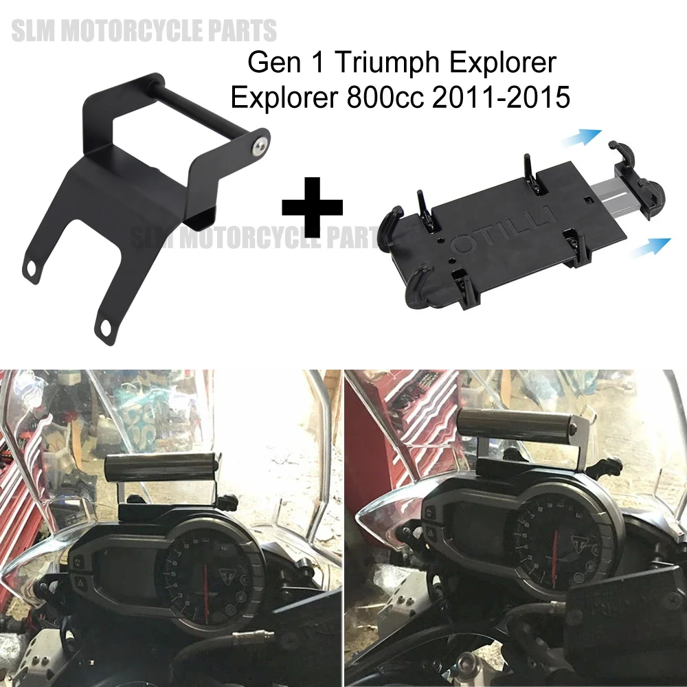 Motorcycle Accessories GPS Mount FOR Explorer 800cc 2011-2015 FOR Explorer Gen 1 Phone Bracket Stand Holder