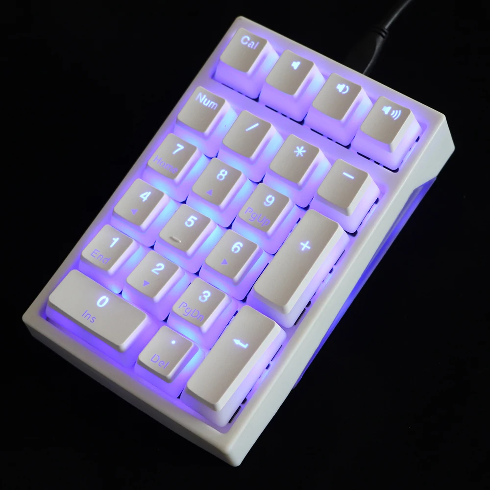Double Shot Keycap Pbt Pudding 21key Numpad Multimedia Sleutel F1-F12 Keycaps