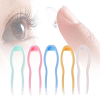 Contact Lens Tweezers Care Travel Clip Clamp Remover Tool Tips Random Color Kit Q0KE