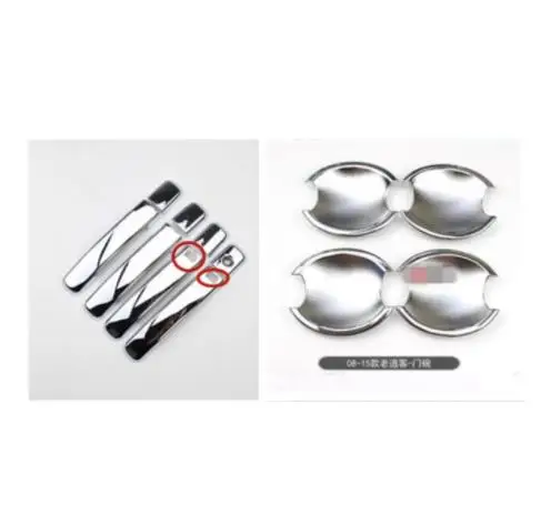 Car Styling For Nissan Qashqai J10 2008-2015 ABS Chrome Door Handle Bowl Door handle Protective covering Cover Trim