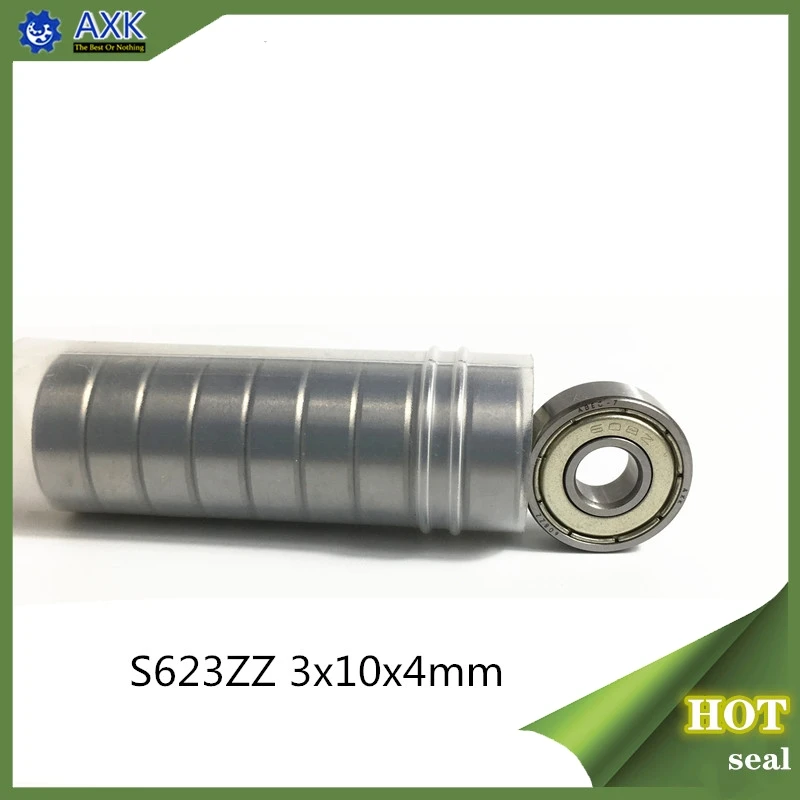 

S623ZZ Bearing 3*10*4 mm ( 10PCS ) ABEC-1 440C Roller Stainless Steel S623Z S623 Z ZZ Ball Bearings