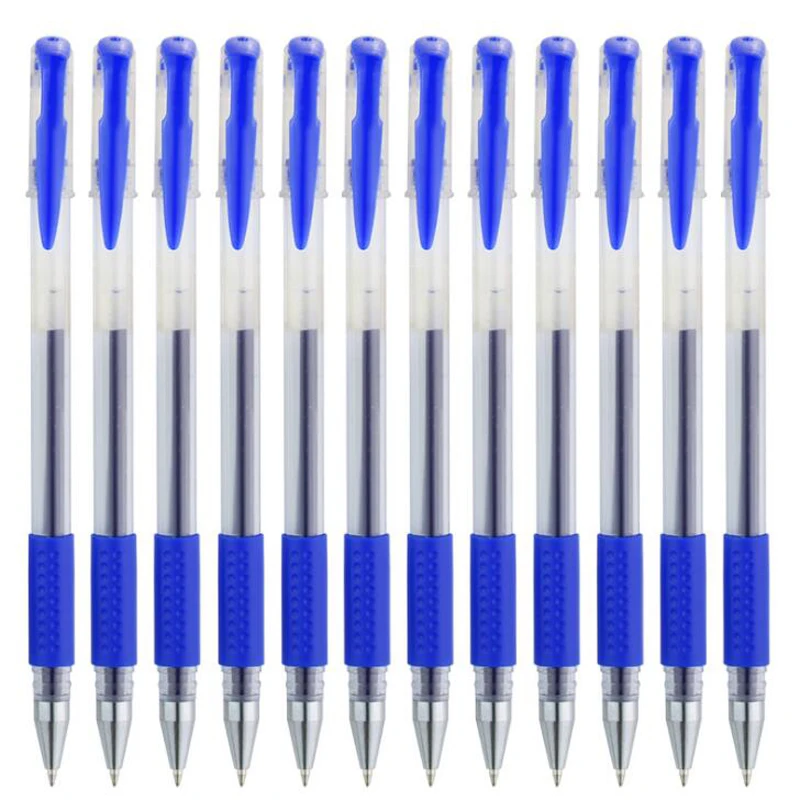 

10pc Blue 0.5 Precision bullets don't fade for long European Standard Gel Pens