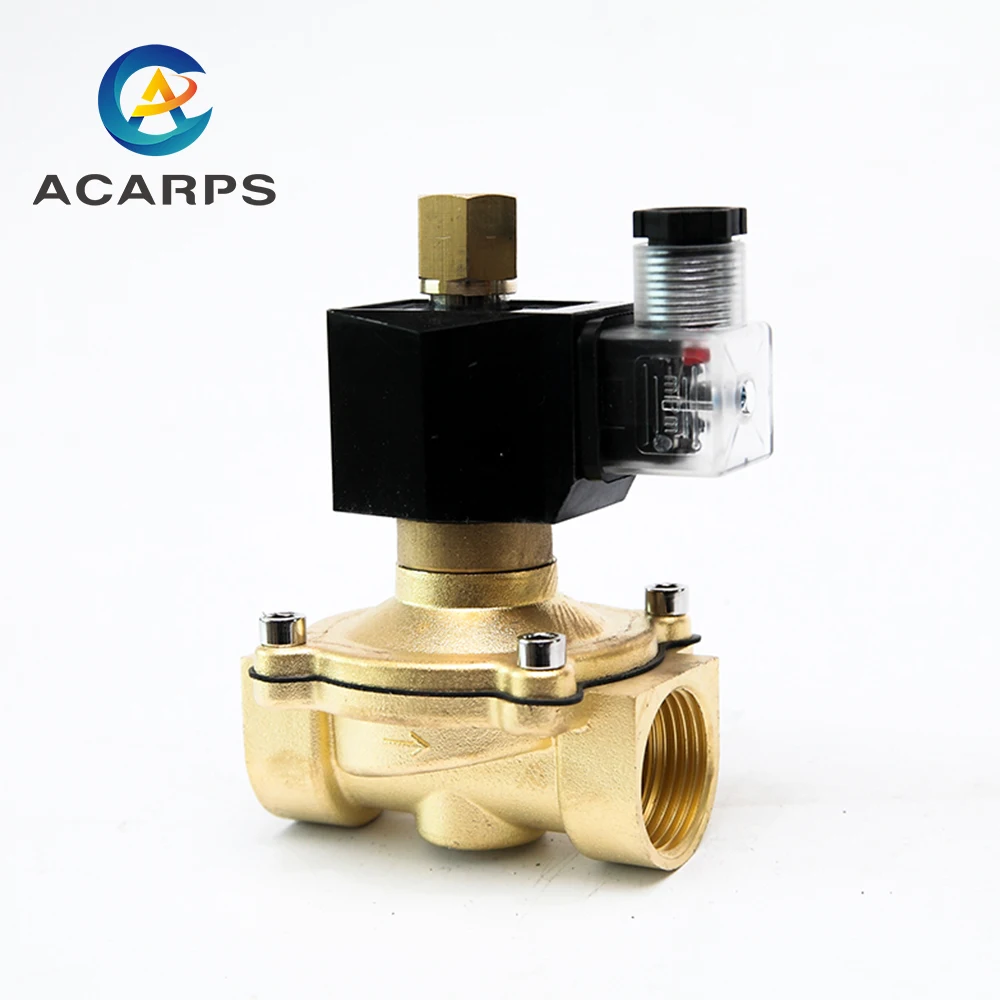 

3/4" Normally Open Water Solenoid Valve 12v 24V 220V 24VDC Waterproof Solenoid Valve For Water Gas Oil