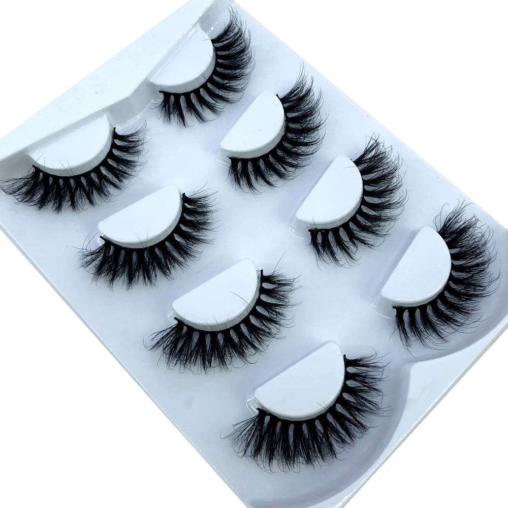 HBZGTLAD 4 Paar Natürliche Falsche Wimpern Lange 3D Nerzwimpern Wimpernverlängerung Nerzwimpern für Schönheit – Detail 20