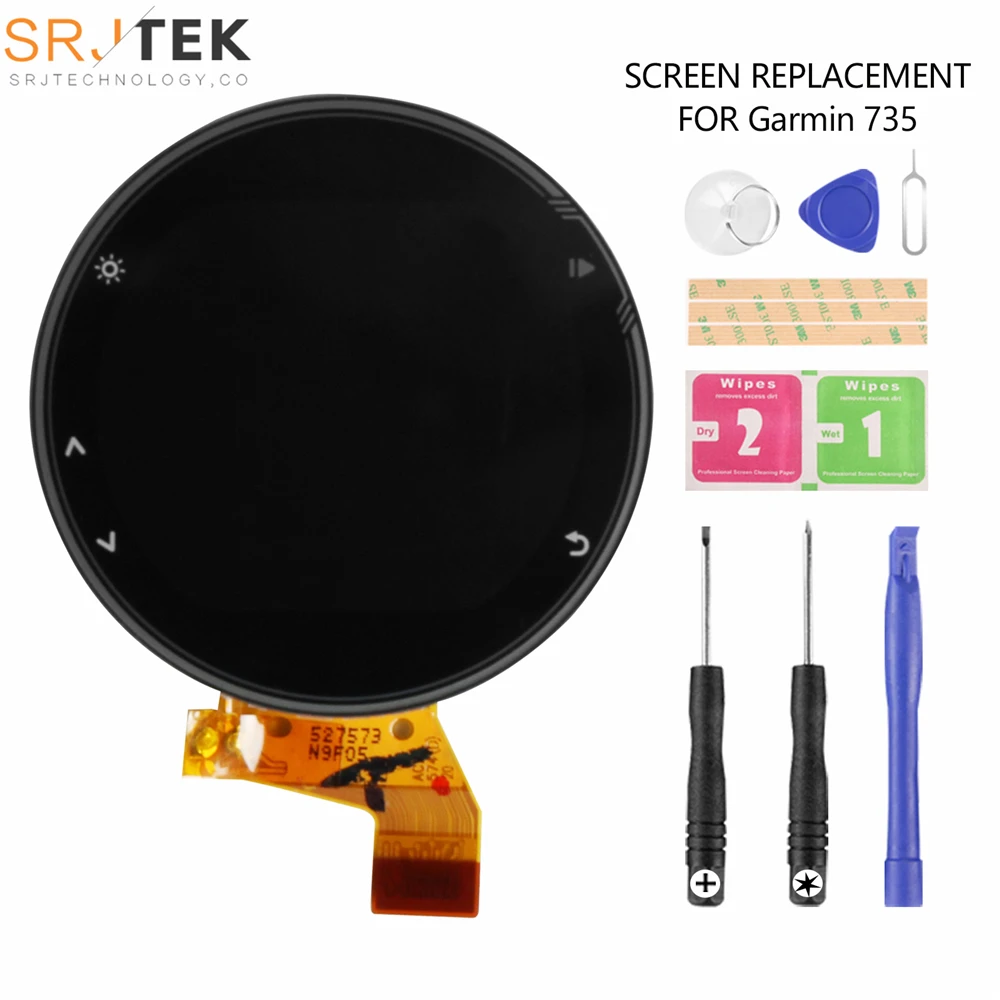 Für Garmin Forerunner 735 Forerunner 735XT LCD Display touchscreen Digitizer Montage Ersatz mit LCD glas sensor panel