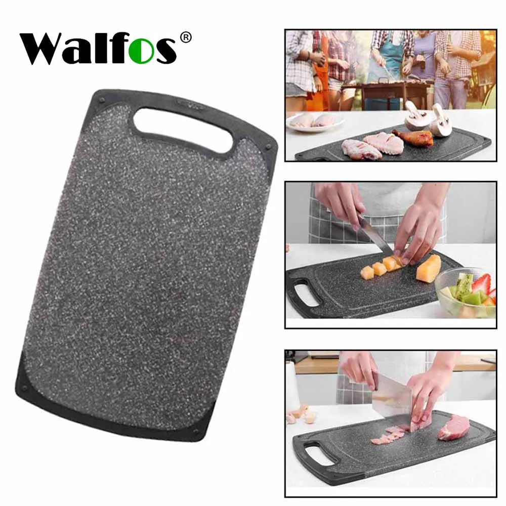 

WALFOS Plastic Kitchen Chopping Board Anti-bacterial Cutting Board Chopping Block Imitation Marble Fruit Vegetable Meat Tools