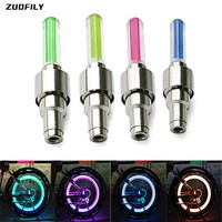 1PCS Bicycle Lights Motion Sensor LED Lights Road MTB Bike Tire Valve Caps Wheel Spokes LED Light Bicycle Accessories Neon Flash