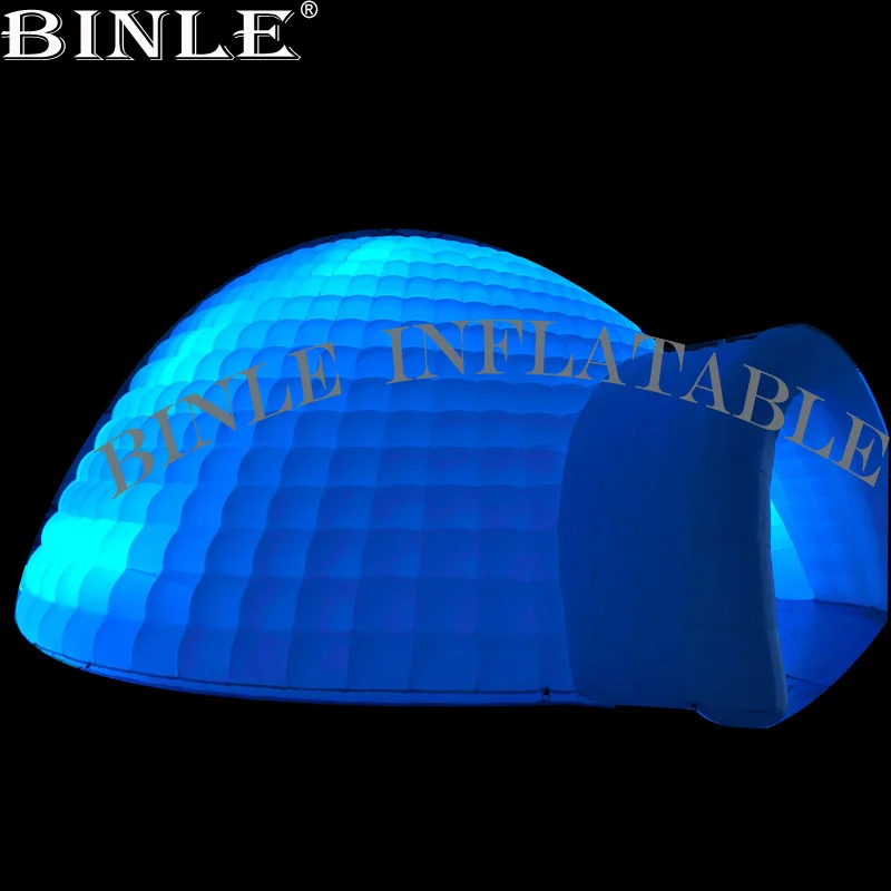 

High quality outdoor giant white inflatable dome tent large inflatable igloo tent with printing for party events 6m-8m