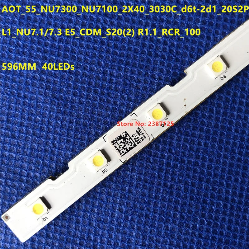 LED  Strip For UA55RU7100 UA55RU7300 UA55RU7700 UA55RU7790 UA55RU7800 UN55RU7100 UN55RU7300 UE55RU7375 UE55RU7092 UE55RU7099