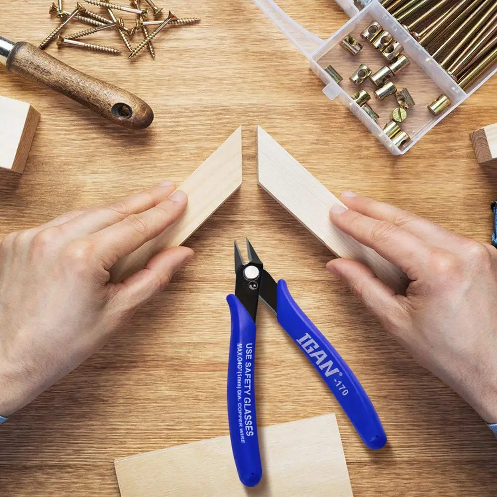 PLATO 170 Wishful Clamp DIY Electronic Diagonal Pliers Side Cutting Nippers Wire Cutter 3D printer parts image 4