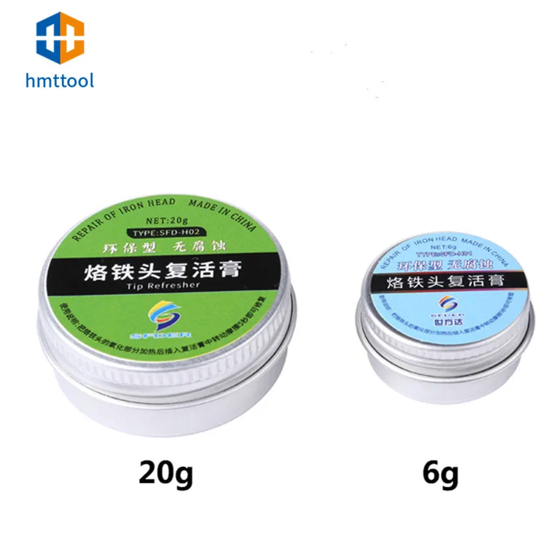 Lead Free Soldering Iron Tip Refresher Solder Cream Clean Paste For Oxide Solder Iron Tip Head Resurrection Tools