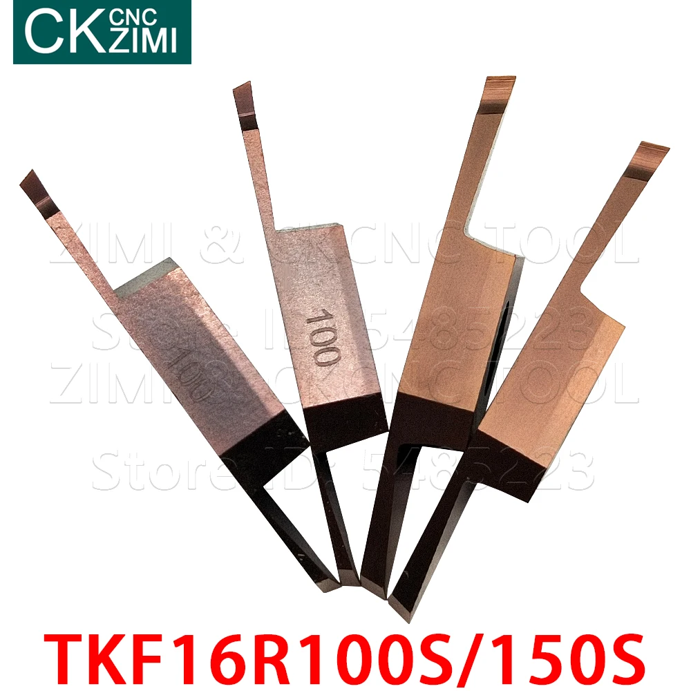 TKF16R TKF16R100S-16D TKF16R150S-16D Grooving Cắt Miếng Máy Đi Bộ Lắp Tiện Bằng Máy CNC Cắt Dụng Cụ KTKFR Toolholder