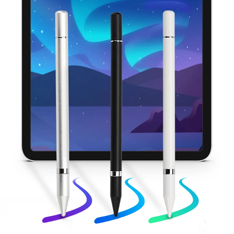 Hot selling 3 in 1 Stylus Pen For Mobile Phone Drawing Tablet Capacitive  Transparent disc touch stylus pen for Ipad Phone