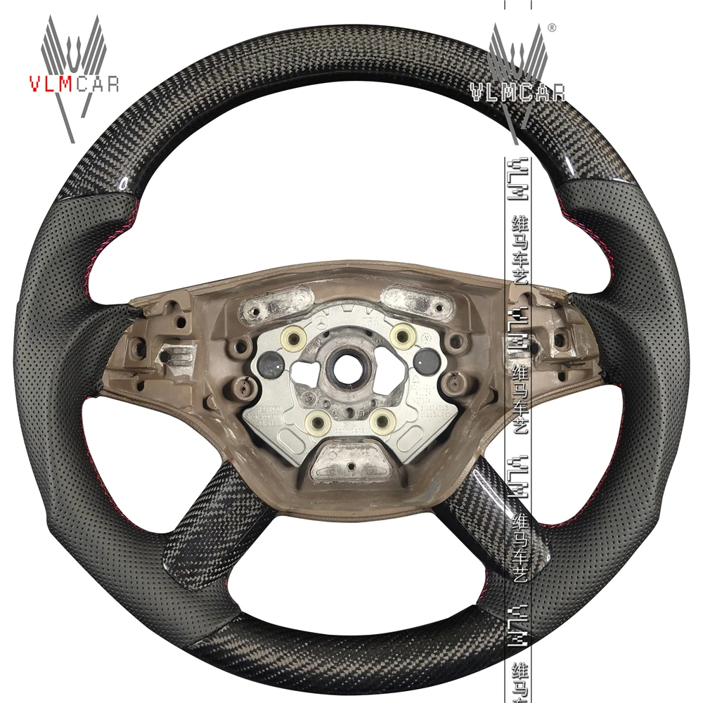 Private Custom Carbon Fiber Steering Wheel For Benz ML 320 350 2015 Support Customize All Model Year Auto Parts Bodykits